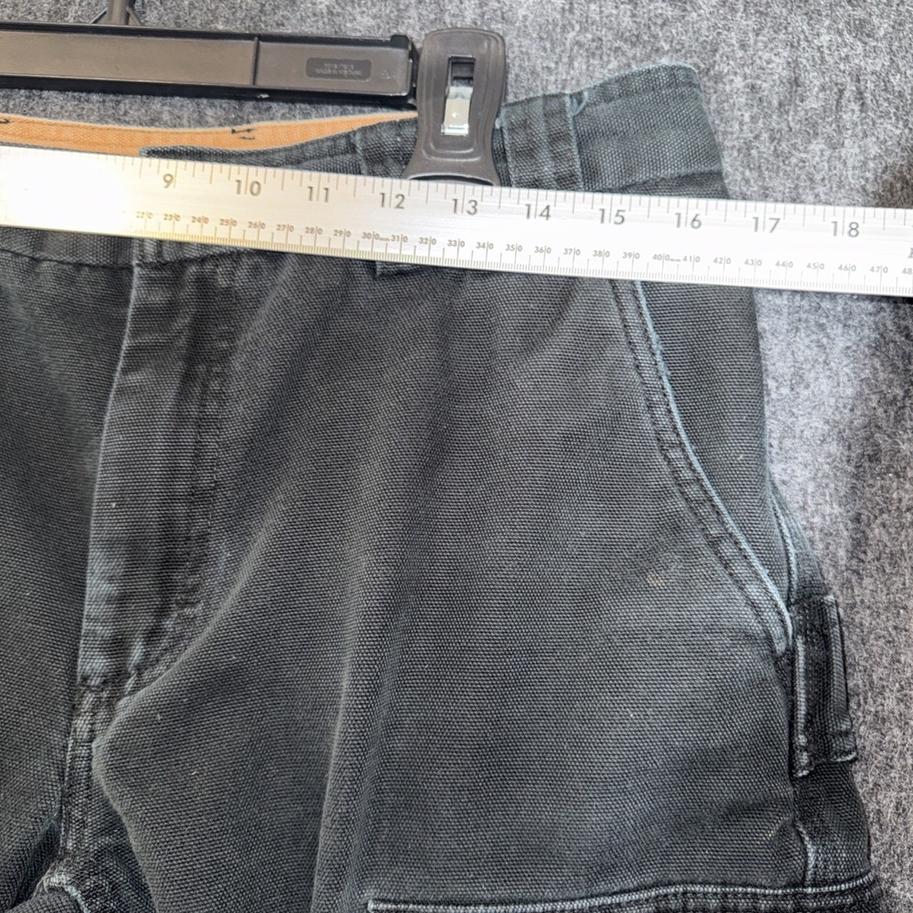 Duluth Trading Co Mens Heavy Black Utility Jeans Cargo Pants 34X34 (31) - Picture 6 of 13
